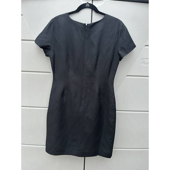 Bridgewater Classic Women’s Black Linen Blend Shift Dress Sz 8 - Picture 5 of 11